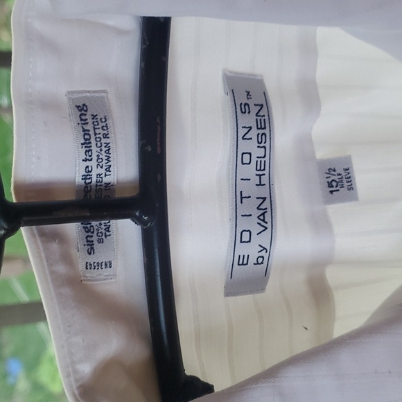 Last Chance Editions by Van Heusen Single Stitch SSlv White Sz 15.5 Shirt - Picture 9 of 11